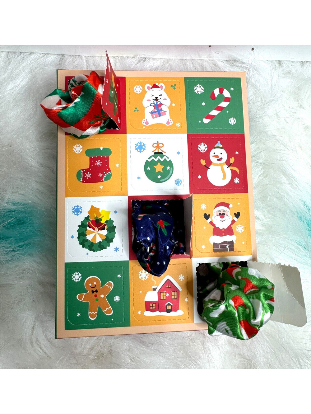 24 Days SCRUNCHIES CHRISTMAS Advert Calendar